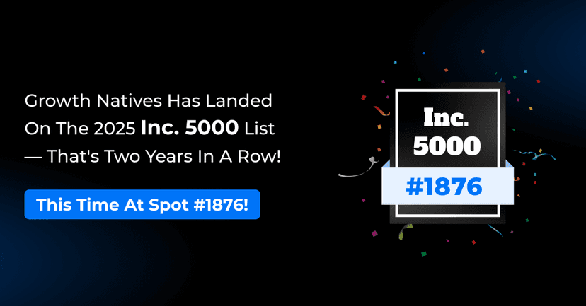 Growth Natives Ranks No. 1876 on the 2025 Inc. 5000 List of America’s Fastest-Growing Private Companies