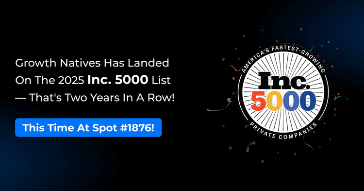 Growth Natives Ranks No. 1876 on the 2025 Inc. 5000 List of America’s Fastest-Growing Private Companies